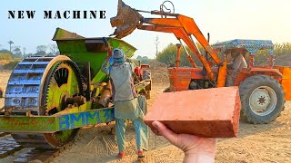 Nice Work -Bricks Machine Production Line | BMM300 Tractor Mobile | Bricks Making Machine!