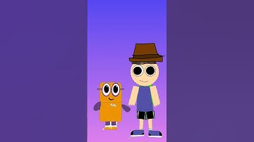 Numberblocks Two runing Away Add round 0 #NumberBlocks_Animation