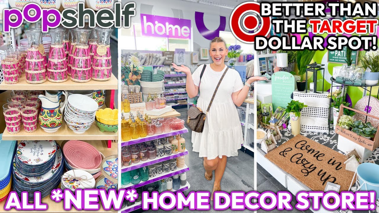 This NEW Store Is BETTER Than The Target Dollar Spot! | Home Decor Under $10 | PopShelf Shop With Me