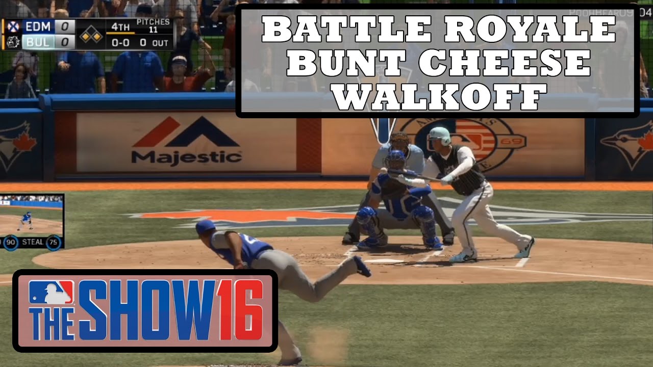 BUNT CHEESE WALKOFF | MLB Battle Royale Gameplay | MLB The Show 16