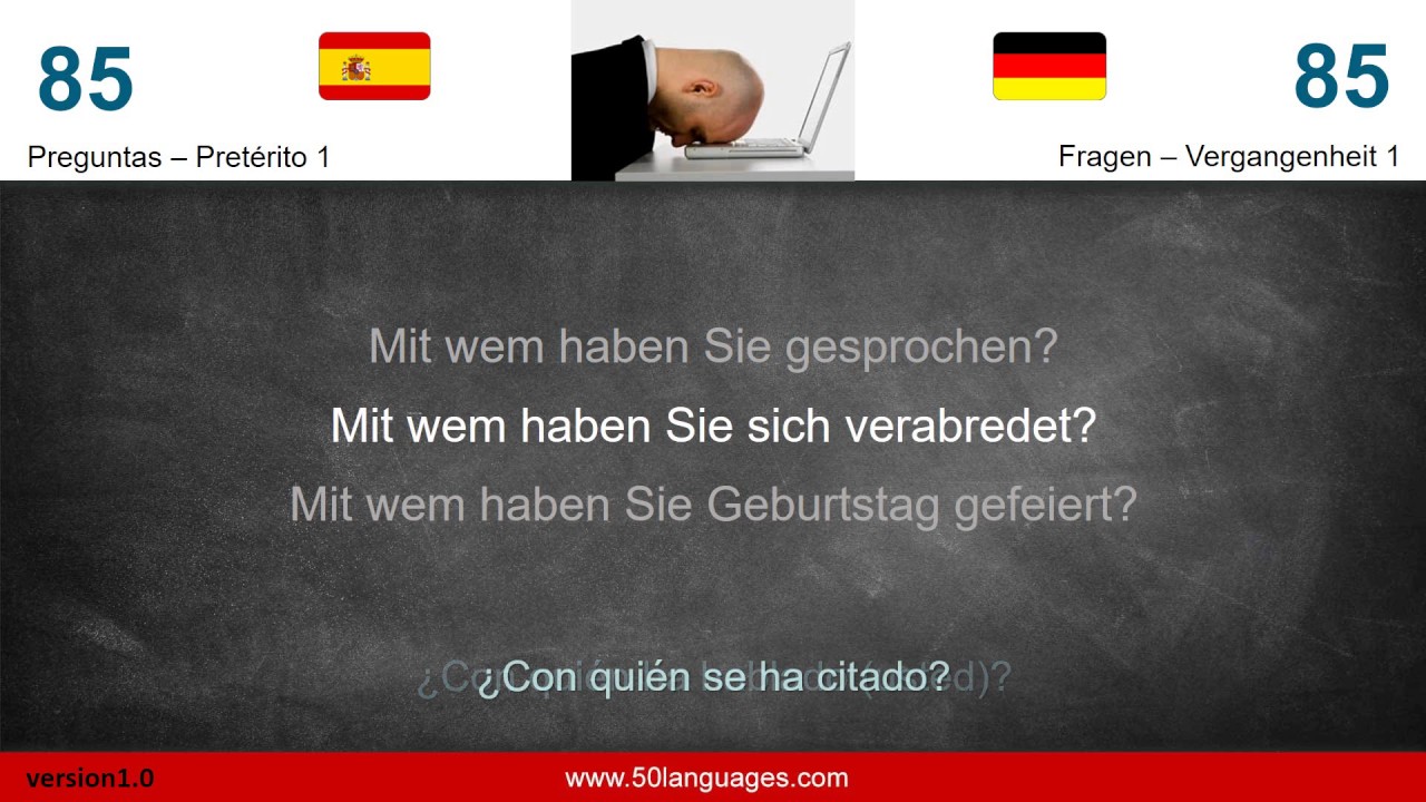50 Languages español alemán para principiantes Lección 085 YouTube