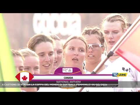 A CASTIONS DI STRADA LA COPPA DEL MONDO DI SOFTBALL FEMMINILE | 01/03/2024