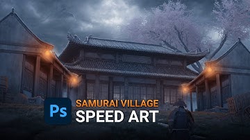 Samurai Village Photoshop Manipulation Tutorial - Photoshop Speed Art