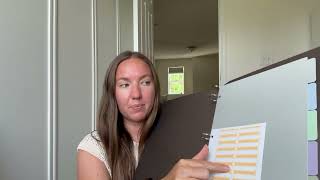 Stylish 3 ring binder with clipboard