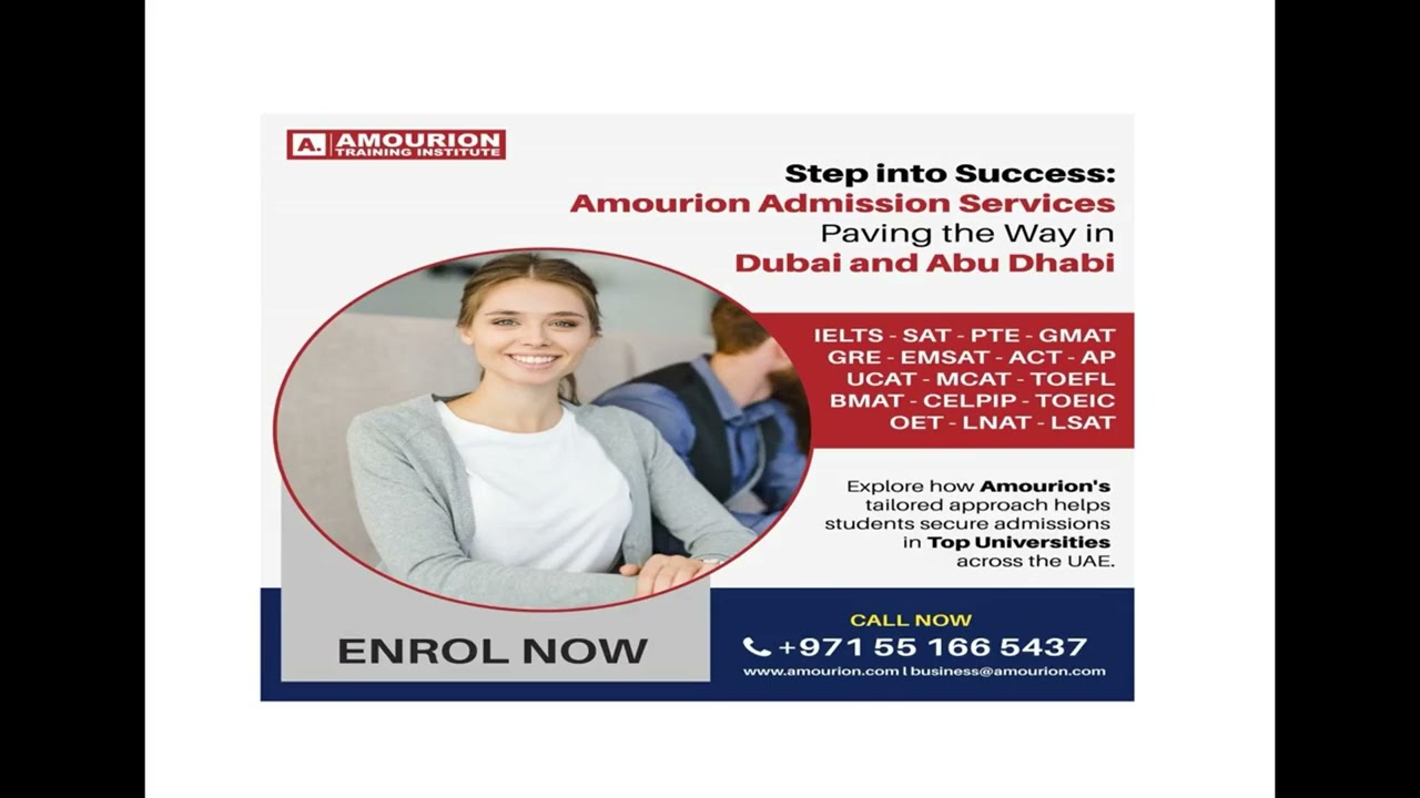 SAT-ACT-GMAT-UCAT-EmSAT Tutors in Dubai with Amourion | SAT Preparation & Exam Training
