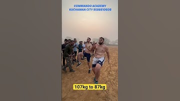107kg to 87kg कमाल कर दिया फोज़ी भाई ने तो || @commandoacademy