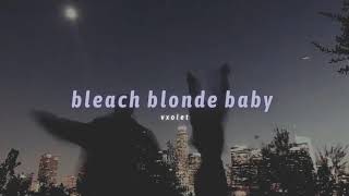 poppy - bleach blonde baby (slowed + reverb)