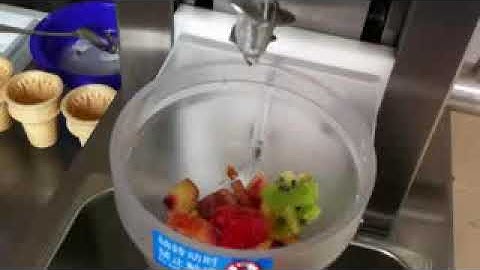 Fruit Swirl Freeze Blender  Ice Cream Blender Machine