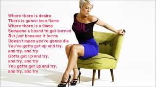 Try ~ Pink ~ Lyrics + [with pictures]