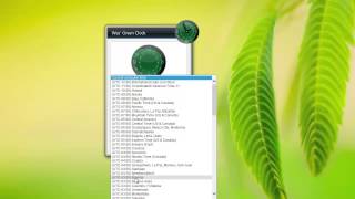 Adorable Green Clock Windows 7 Desktop Widget screenshot 5