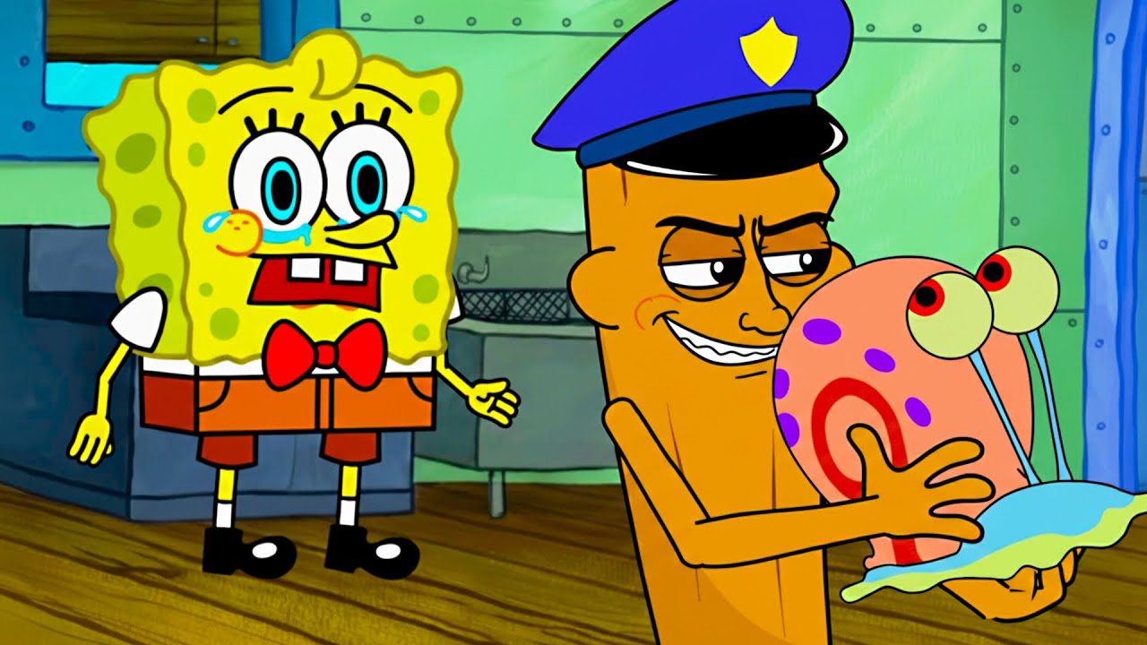 SpongeBob Lost Gary Sad Story (Italian Brainrot Animation)