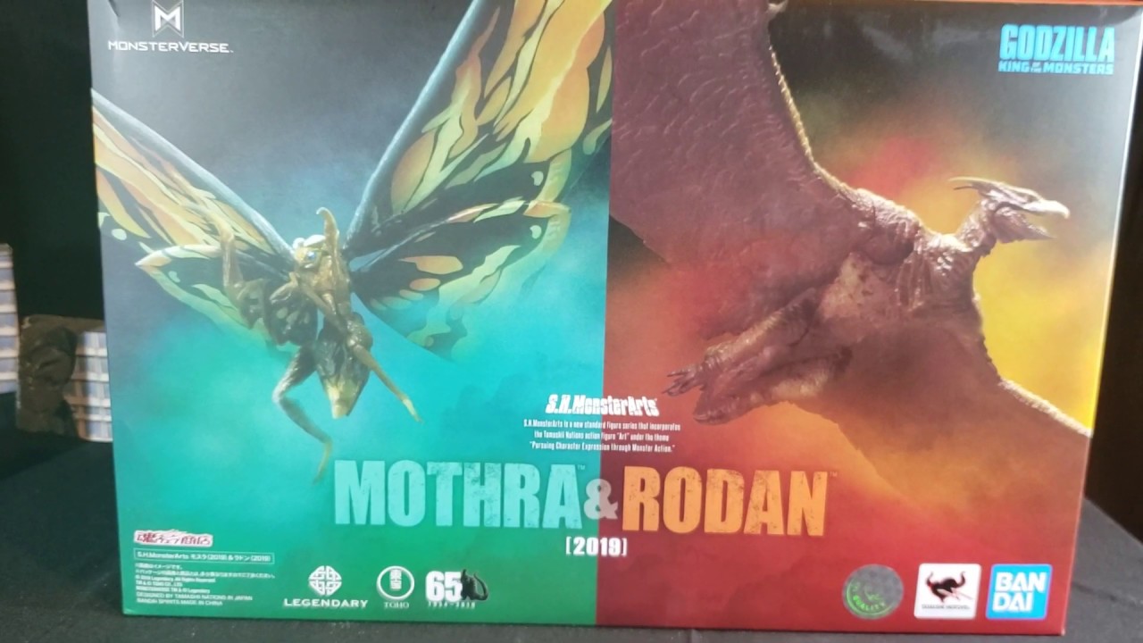 SH Monsterarts Mothra & Rodan (2019) Unboxing and Review - YouTube