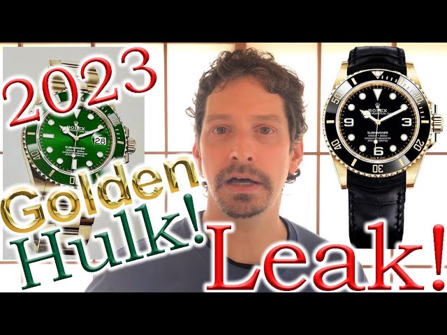 New 2023 Rolex Golden Hulk Submariner Leak! (Golden Hulk? John Mayer Sub?  Gulk?) 