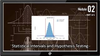 ENGINEERING DATA ANALYSIS #2: Statistical Intervals and Hypothesis Testing (Part 1 of 4)