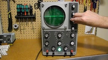The Heathkit IO-12 5" Laboratory Oscilloscope