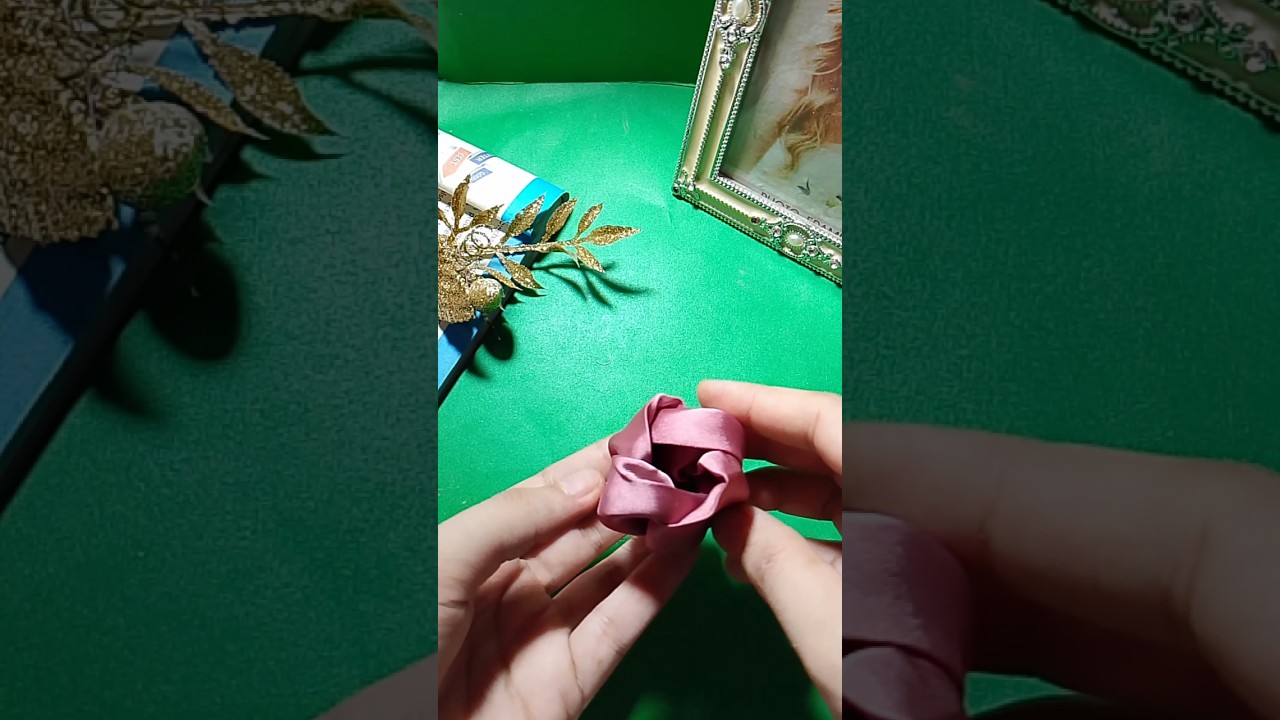 how to make silk flower| silk flower tutorial ☺️| silk flower at home #shortsviral #diyhairstyle