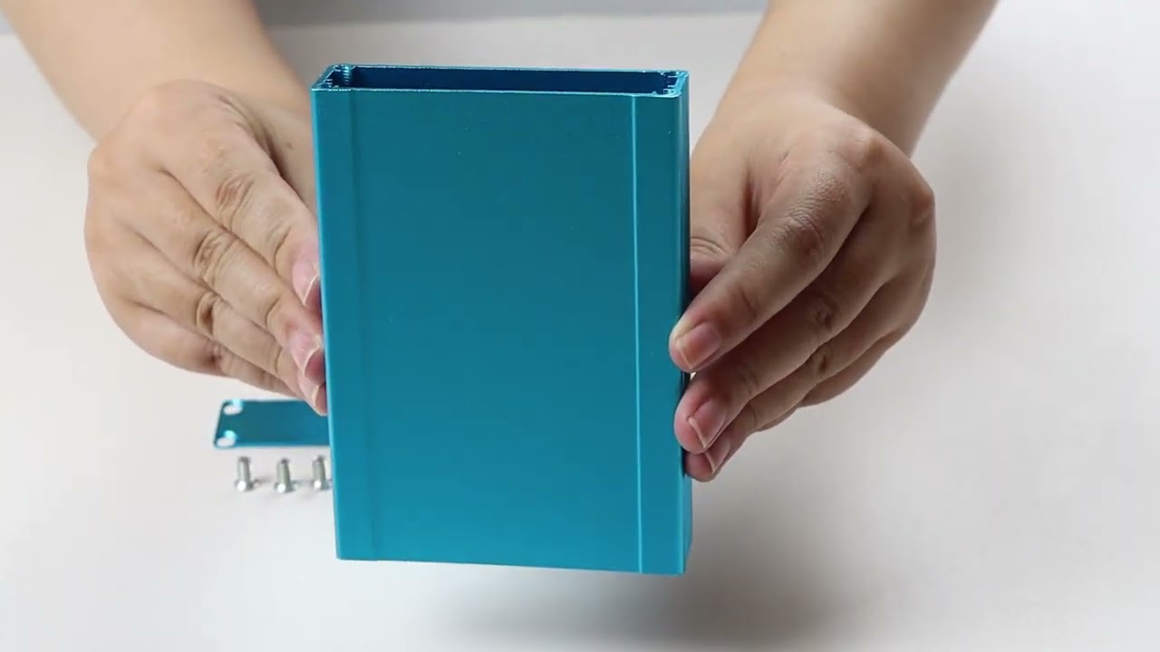 80×22mm One-Piece Aluminum Enclosure | Slim Housing for Embedded IoT & Sensor Modules