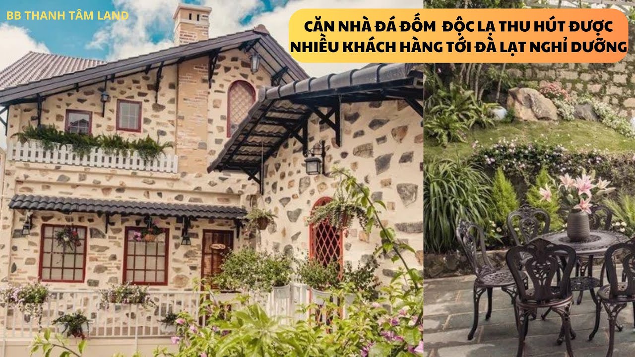 Bán villa đá đốm độc lạ thu hút nhiều khách hàng tới Đà Lạt nghỉ dưỡng