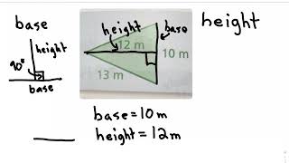 Geometry - Identifying Base and Height