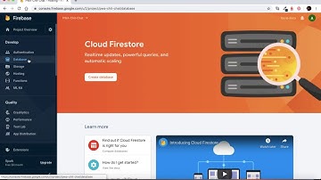 Enable and Create Firestore Database
