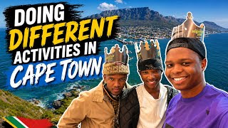 Doing Different Activities In Cape Town With Inkosi Yama Ndebele U0026 Sange Nyali