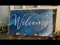 Acrylic Pour Painting GIVEAWAY! | DIY Acrylic Sign | Cricut Wedding