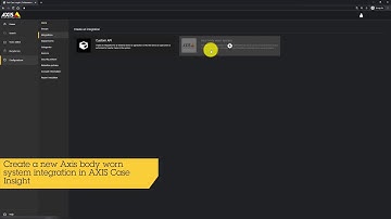 AXIS Case Insight integration