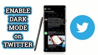 AMOLED Dark for TWITTER | Enable DARK Mode on TWITTER TO SAVE BATTERY | Zaid Ahmed screenshot 1