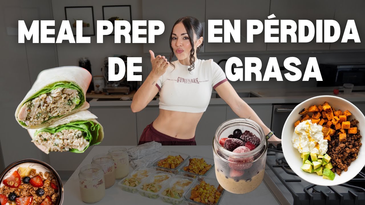 Meal Prep para principiantes bajo en calorías y alto en proteínas | Déficit calórico