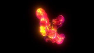 Smoke simulation with particle system (Blender 3D animation)