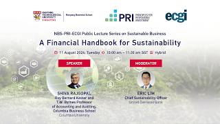 Lecture 13 | NBS-PRI-ECGI Public Lecture Series