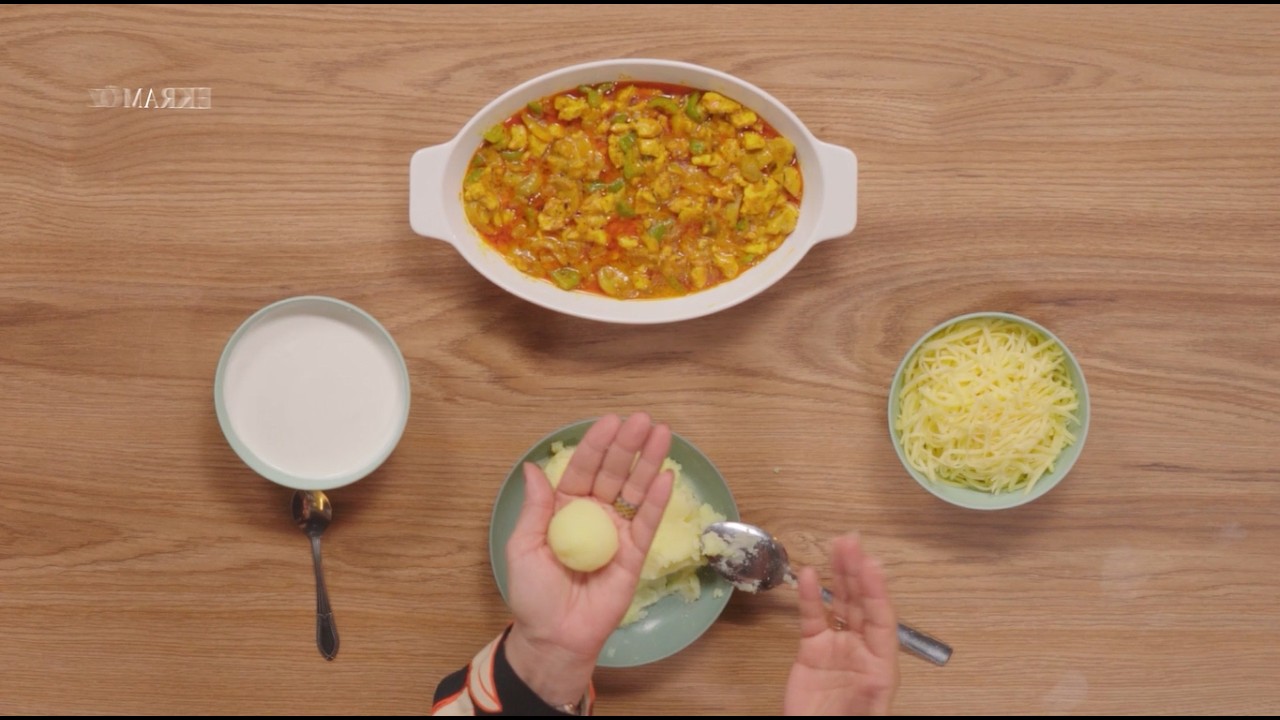 تحضير كرات البطاطا مع الدجاج #رمضان #طبخ #food #اكلات