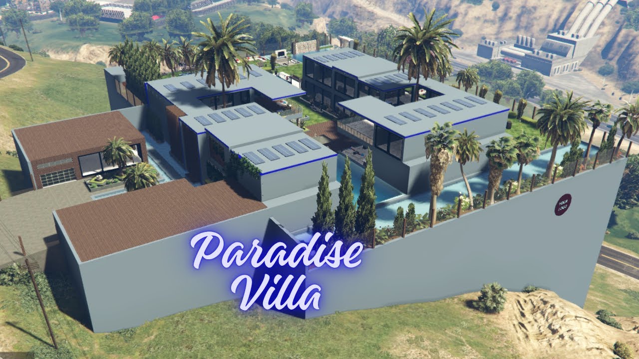Fivem Paradise Villa - Fivem Gang Mansion - Fivem Mlo - Fivem Beautiful Interior