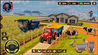 Farm Truck Driving school 2026 3D - TRACTOR FARMING SIMULATOR | Android gameplay screenshot 2