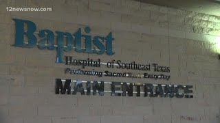 Man being tested for Coronavirus at Beaumont Baptist Hospital