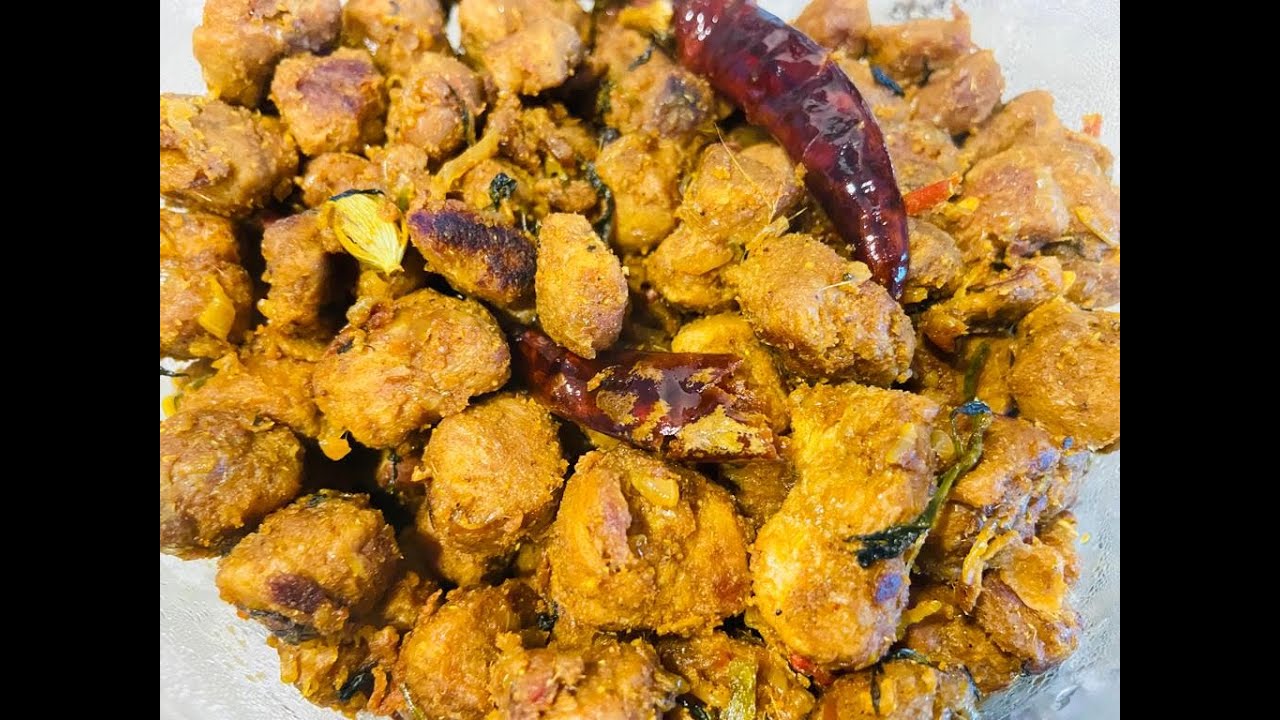 SOYA CHUNKS DRY ROAST സോയാ ഉലർത്ത് THORAN RECIPE soyachunks 