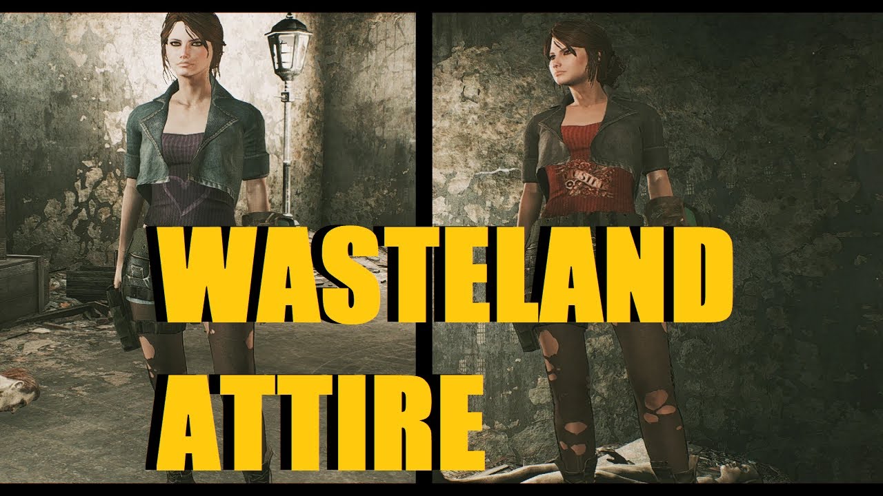 Fallout 4 Mod Review - Wasteland Attire CBBE - YouTube