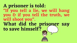 Strategic situation for the Prisoner to save life | Puzzle Answer screenshot 4