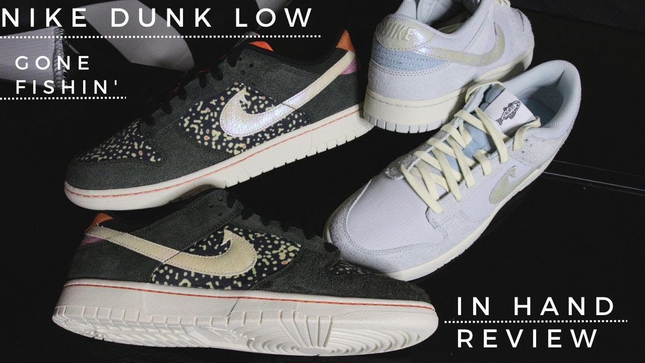 Dunks Inspired by Oregon FISH? Nike Dunk Low ' Gone Fishing' In Hand Review