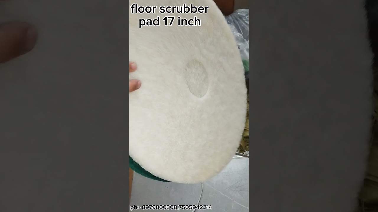 “Floor Scrubber Pad 17 Inch | Professional Floor Cleaning Pads” 