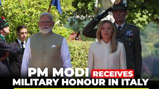 WATCH LIVE: PM Narendra Modi receives military honour in Italy | PM Meloni | India| News