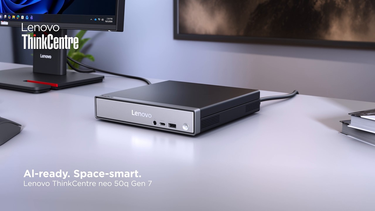 Lenovo ThinkCentre neo 50q Gen 7 - Your AI Ready Tiny Desktop