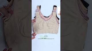 MUNA Plus-Size Ultra-Thin Bra | Large Bust Minimizing | Tank Top Style | 40 IN 64 | CT260818A307
