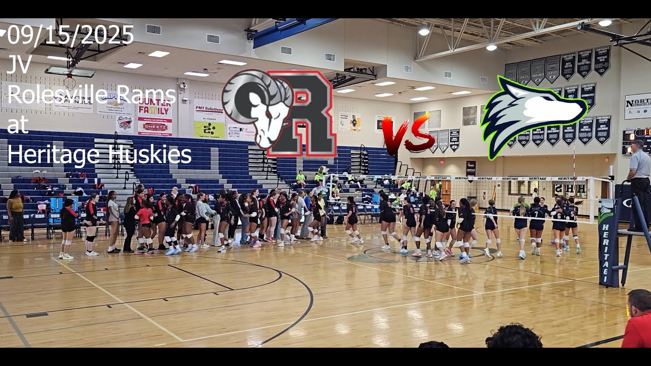 11th JV Volleyball Game 2025 Season | High School | Rolesville Rams vs Heritage Huskies