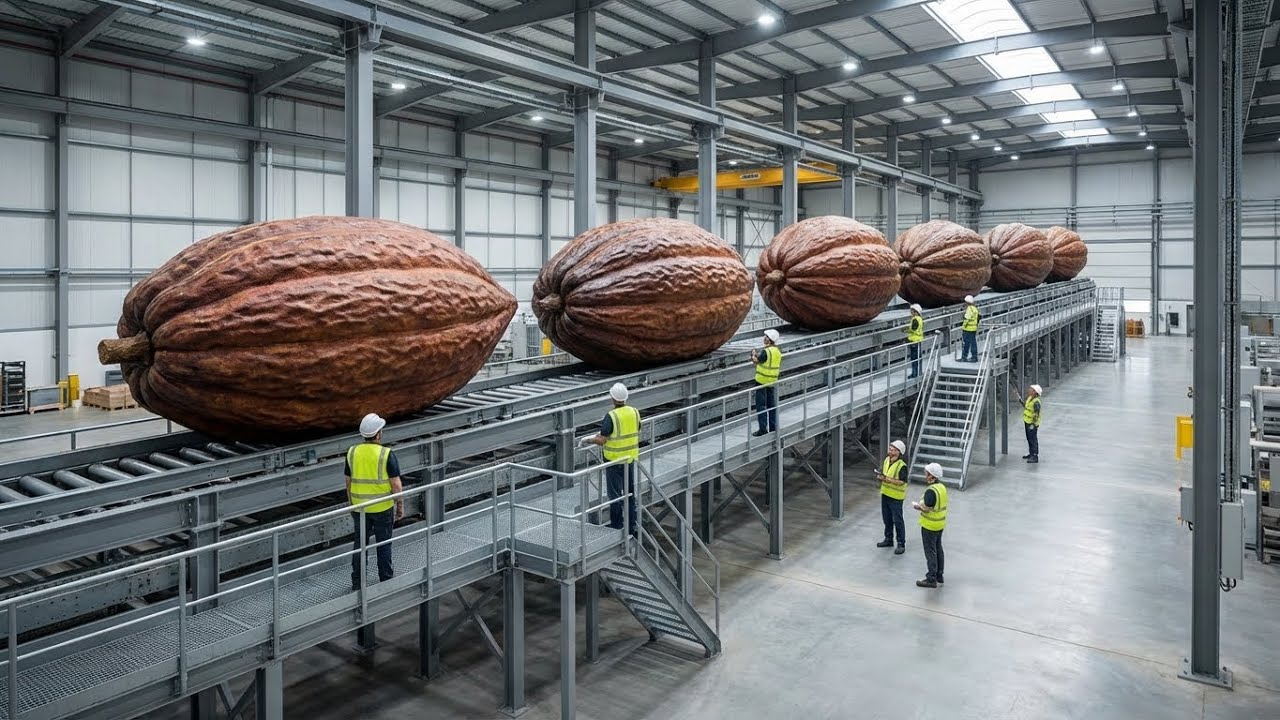 Inside a Premium Milk Chocolate Factory | Step-by-Step Chocolate Making Process