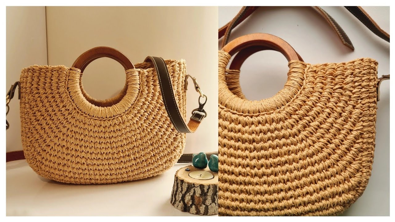 آموزش بافت کیف کلئوپاترا 🌷⚘️👌 Crochet cloepatra bag🌹🌸