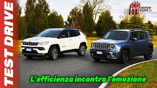 NEW JEEP RENEGADE e-HYBRID & JEEP COMPASS e-HYBRID MY24 - FIRST TEST DRIVE