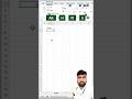 How to create a series using shortcut in excel #excel #excelshorts #shorts