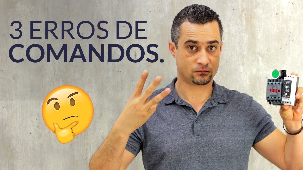 Os 3 maiores Erros do Eletricista em COMANDOS ELÉTRICOS! 😩