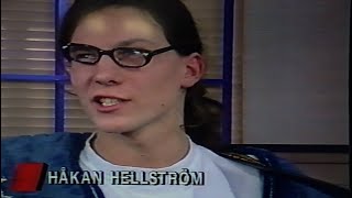 19-åriga Håkan Hellström är med på TV för första gången (TV4 Göteborg 1993)